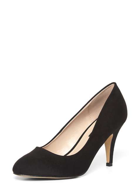 Black 'Claudia' Workwear Court Shoes
